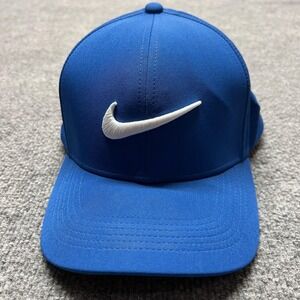 Nike Classic99 Dri-FIT Hat Cap Fitted Mens L Blue Baseball Swoosh Performance